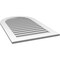 Ekena Millwork Round Top Surface Mount PVC Gable Vent: Functional, w/ 3-1/2"W x 1"P Standard Frame, 26"W x 42"H GVPRT26X4201SF - alternate 5